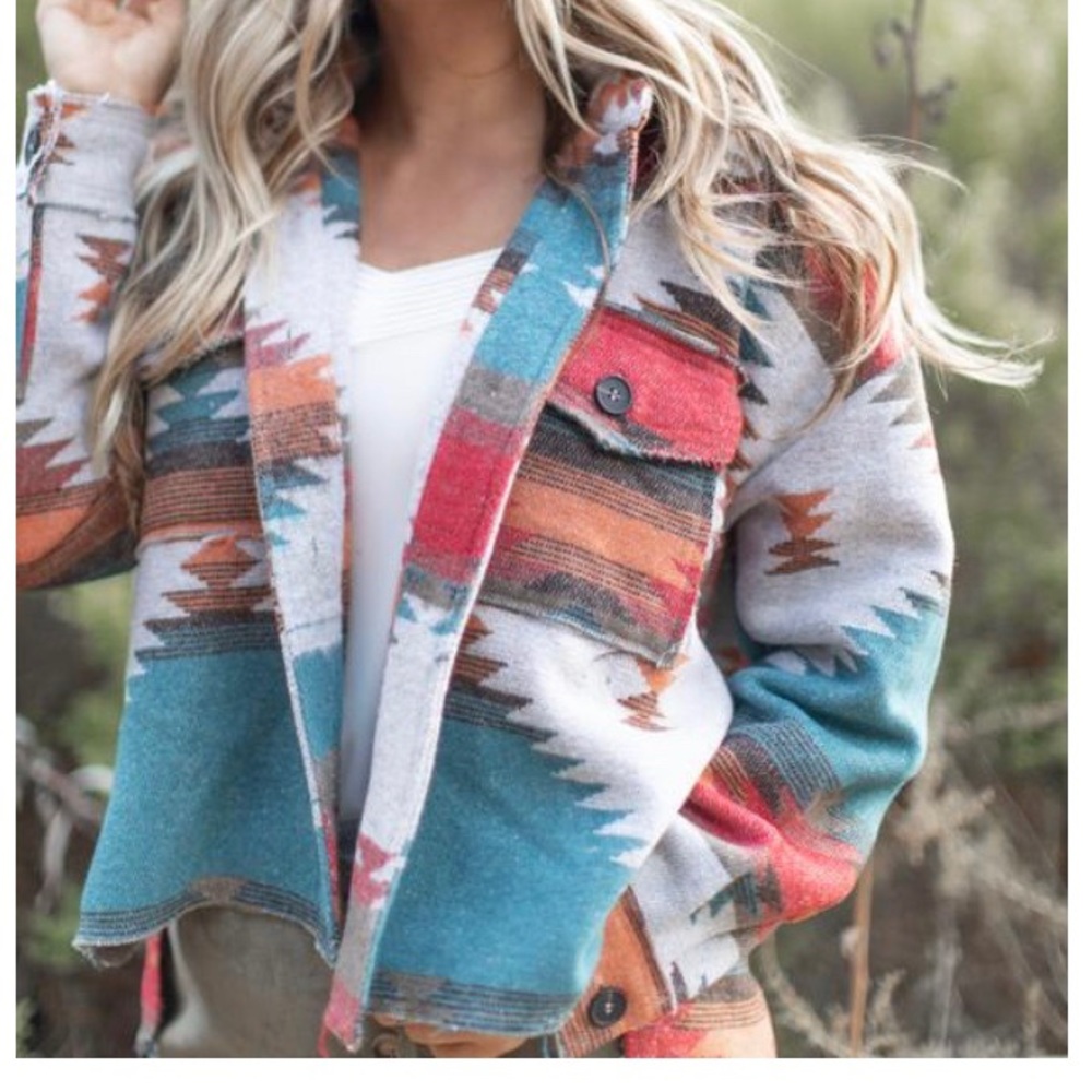 Chelsea Aztec Shirt jacket